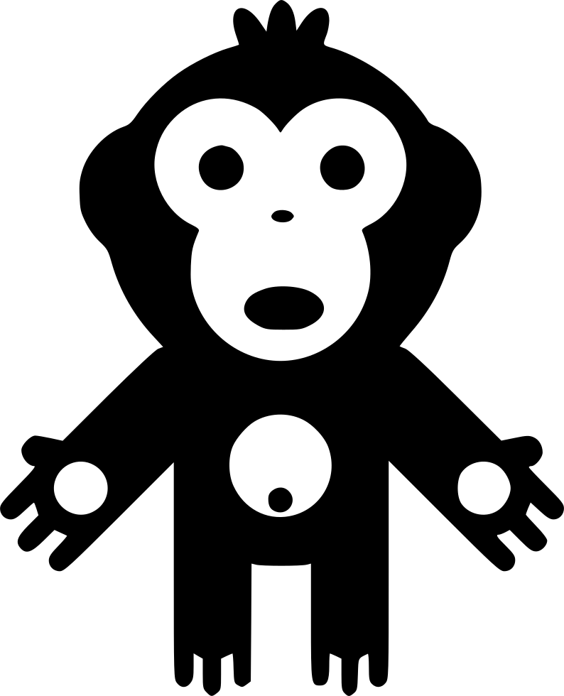 Monkey Comments - Monkey Icon Png (794x980), Png Download