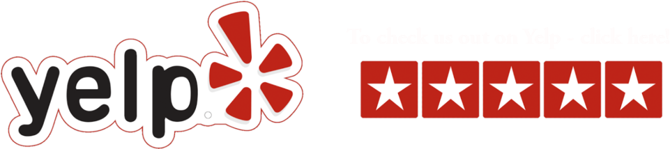 Yelp Logo White New - Check Out Our Reviews On Yelp (1000x213), Png Download