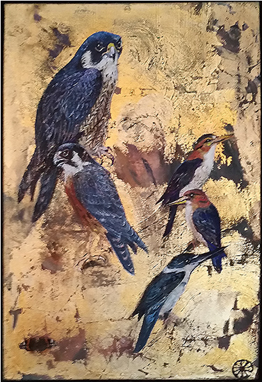 Vogels - Painting (550x550), Png Download