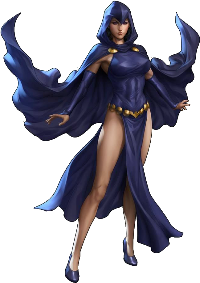 Raven - Raven Dc Comics Png (684x960), Png Download