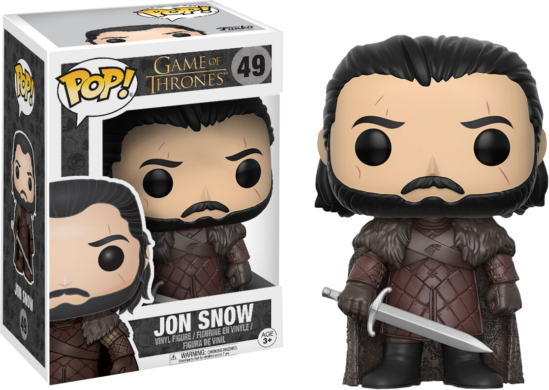 Game Of Thrones - Funko Pop Jon Snow 49 (1116x792), Png Download