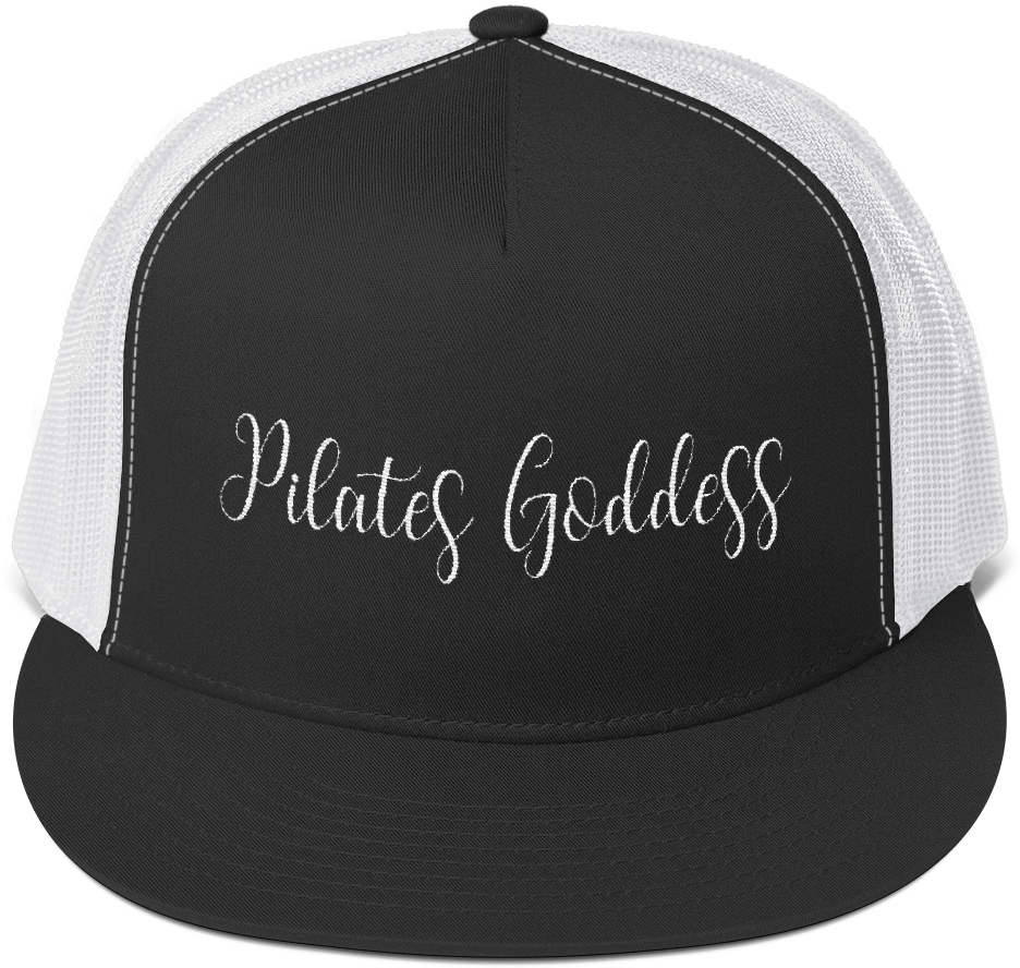 Pilates Goddess Trucker Cap - Baseball Cap (480x480), Png Download