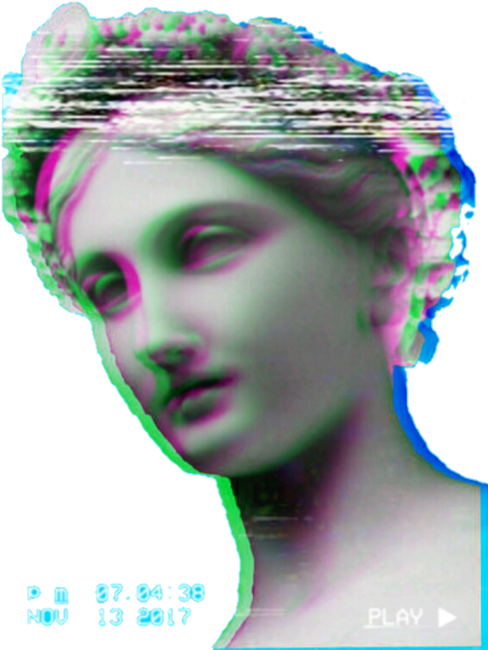 Png, Tumblr, And Vaporwave Image - Vaporwave Png (500x889), Png Download
