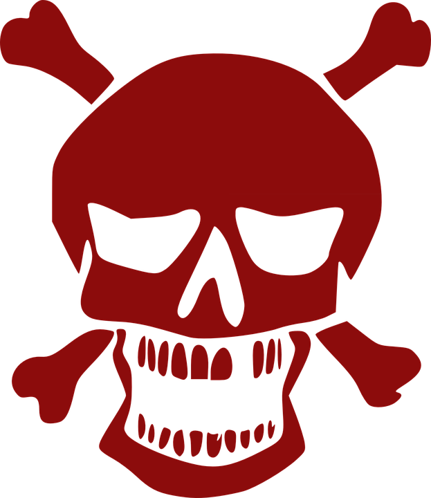 Danger Picture Library Stock Free Download On Melbournechapter - Skull Logo (623x720), Png Download
