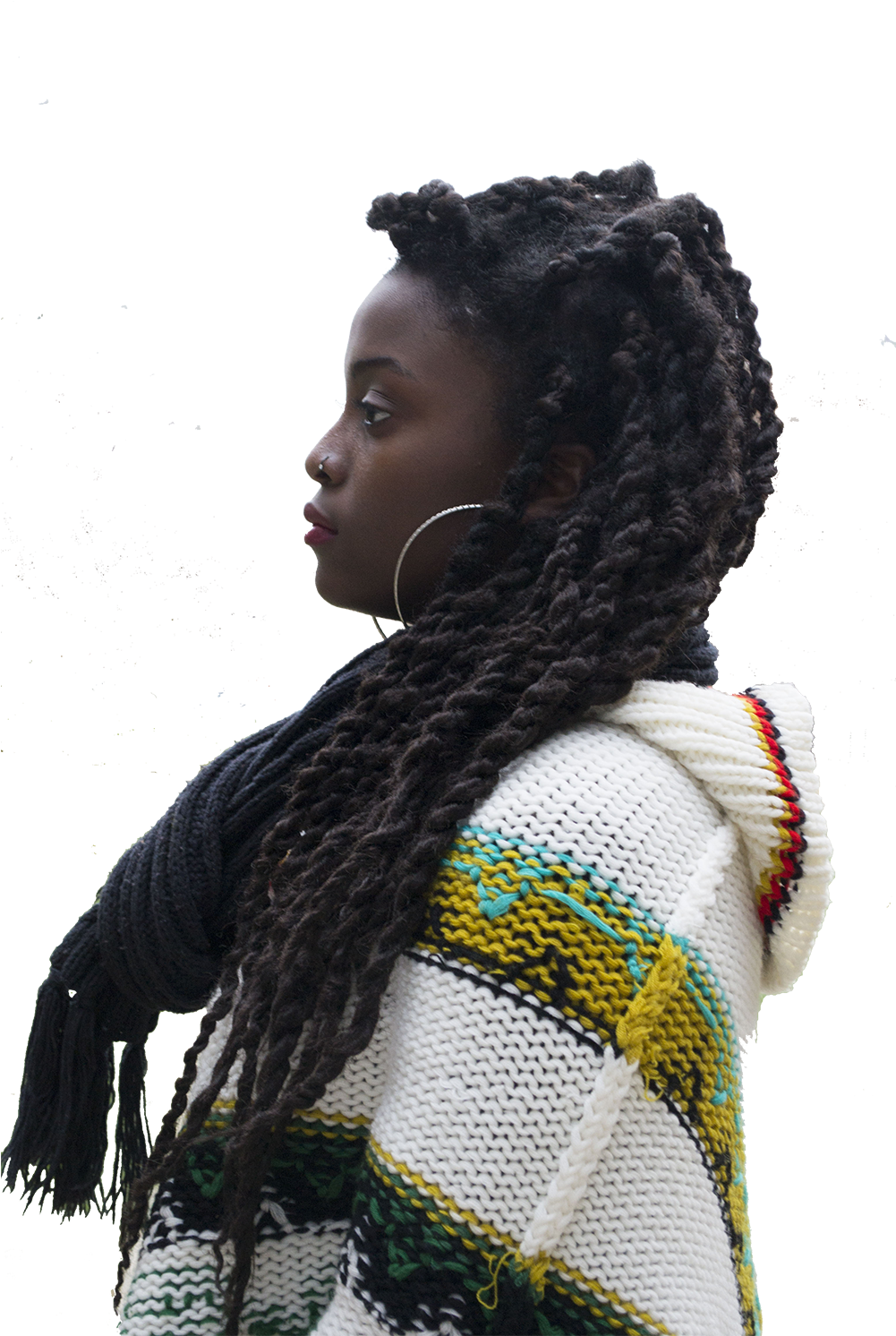 Black Person Walking Png - Portable Network Graphics (1000x1500), Png Download