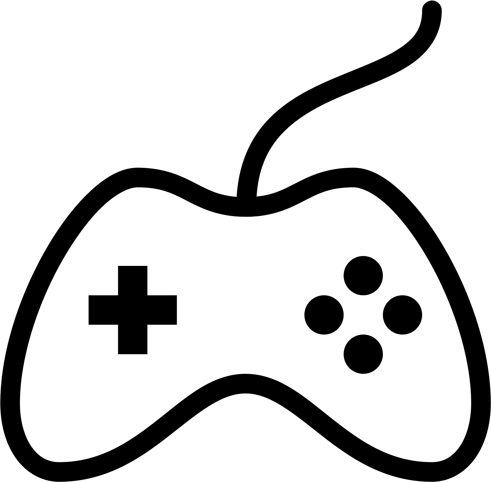 Gaming Icon Png - Joystick Png (1600x1600), Png Download