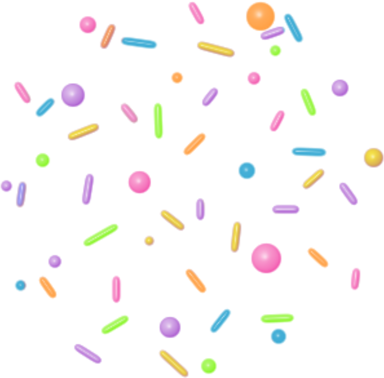 Easter Cake Sprinkles Freetoedit - Cake (1024x1024), Png Download