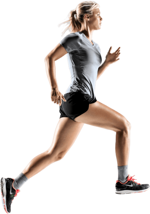 Running Woman - Gt-08 Bluetooth Smart Watch With Sim Card Slot And (424x614), Png Download