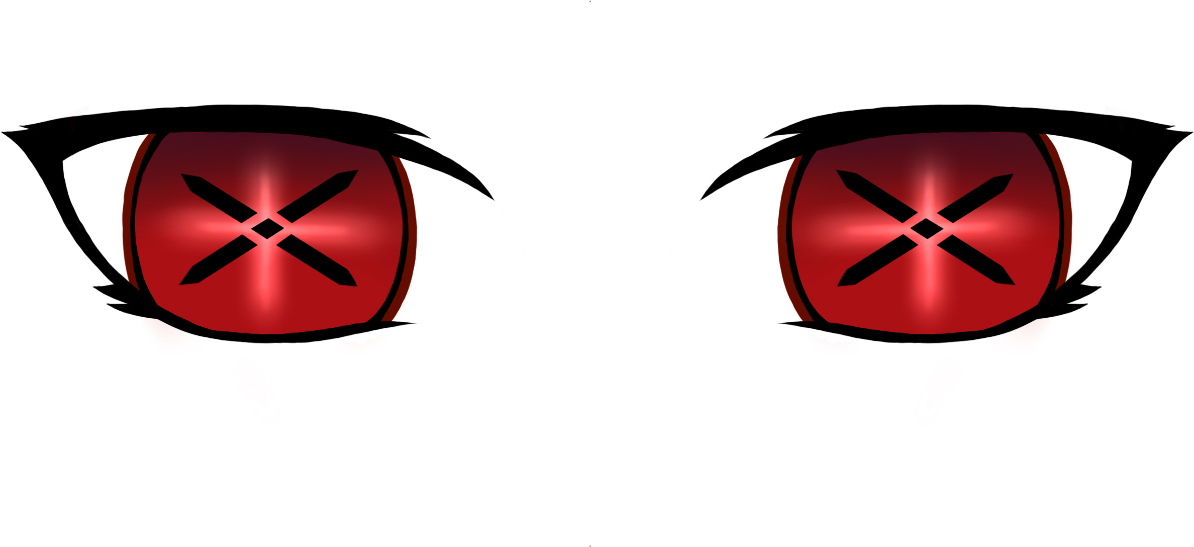 Demon Eyes - Demon Eyes Cartoon Png (2560x1440), Png Download