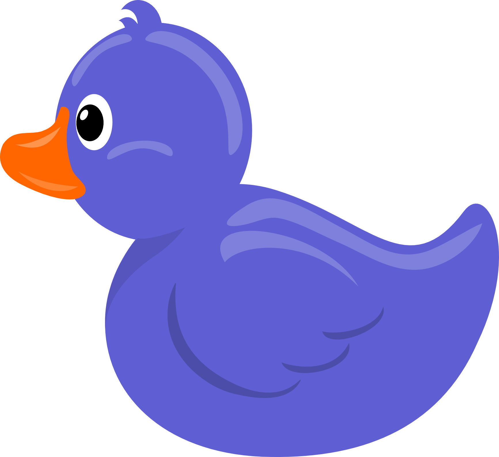 rubber duck blue
