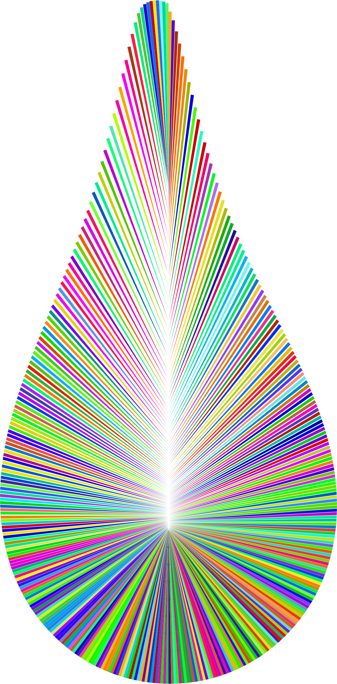 This Free Icons Png Design Of Technicolor Tear Drop (1118x2270), Png Download