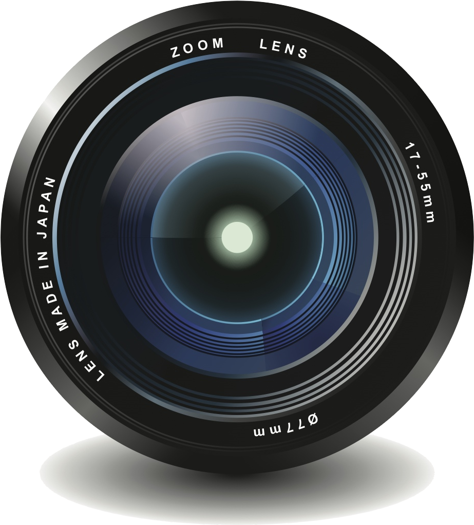 Camera Lens Png Transparent Image - Camera Lens Transparent Background (1041x1041), Png Download