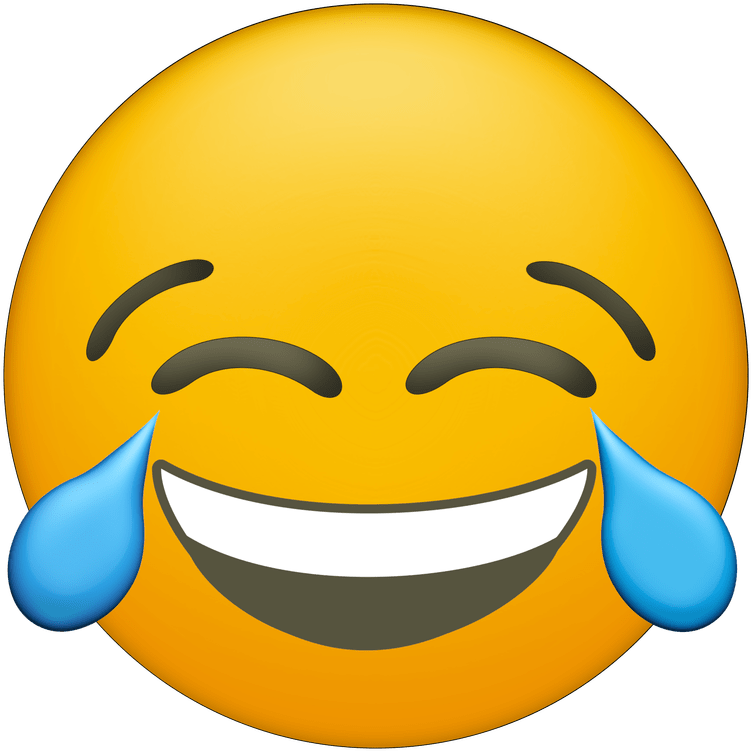Emoji Faces Printable {free Emoji Printables} - Emoji Laughing Crying (768x768), Png Download