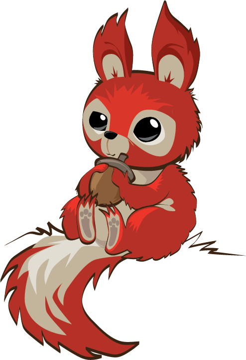 Dad Cartoon Squirrel - Cartoon Squirrel Png (494x721), Png Download