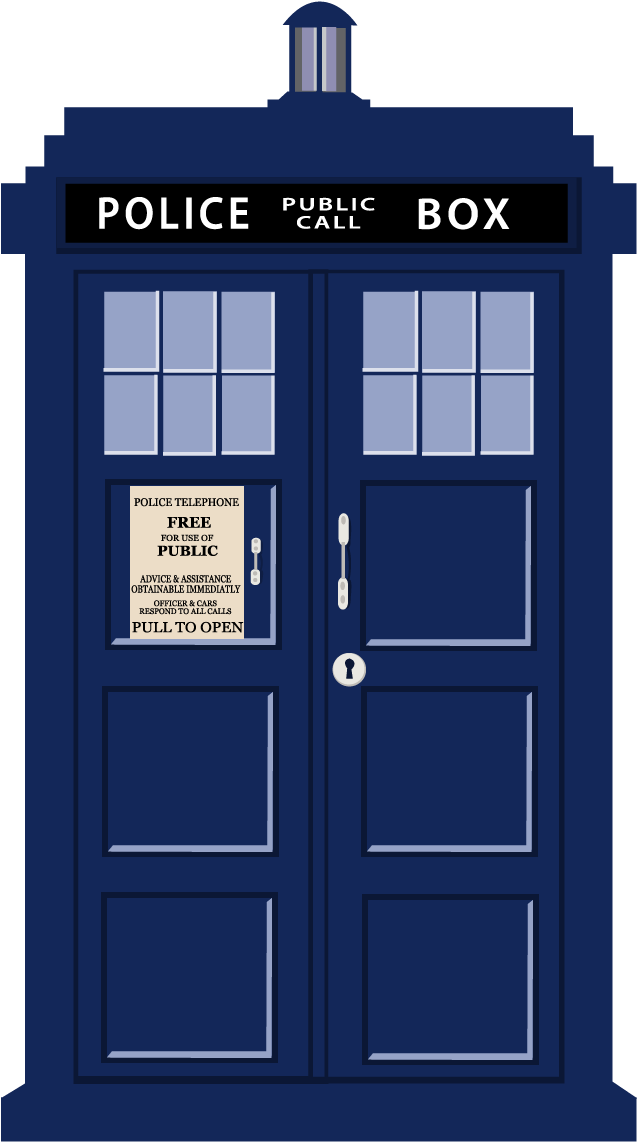 Vector Tardis By Brienicole - Tardis Png Transparent (792x1224), Png Download