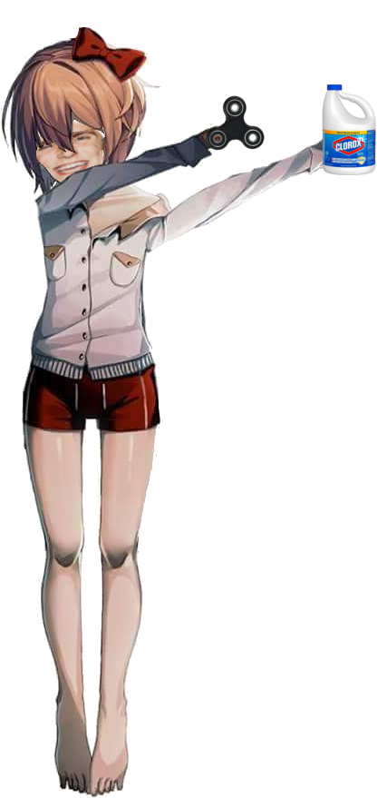 Funnot A Sonic Oc - Hang In There Doki Doki (548x960), Png Download