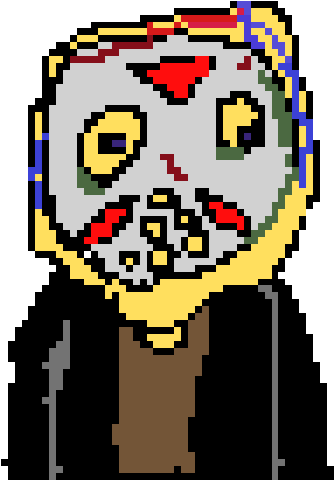 Jason Voorhees - Pixel Art Jason Voorhees (710x700), Png Download