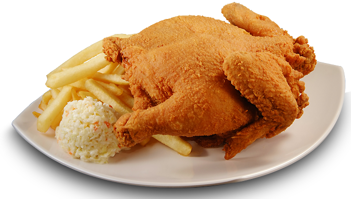 Download - Whole Crispy Fried Chicken (699x398), Png Download