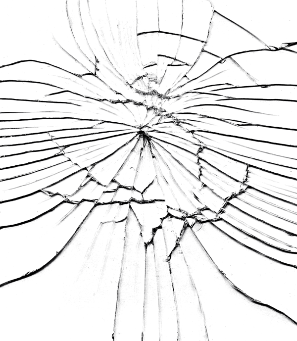 Click And Drag To Re-position The Image, If Desired - Shattered Glass (600x689), Png Download