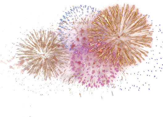 Glitter Vectors, Photos And Psd Files - Transparent Fireworks (550x400), Png Download