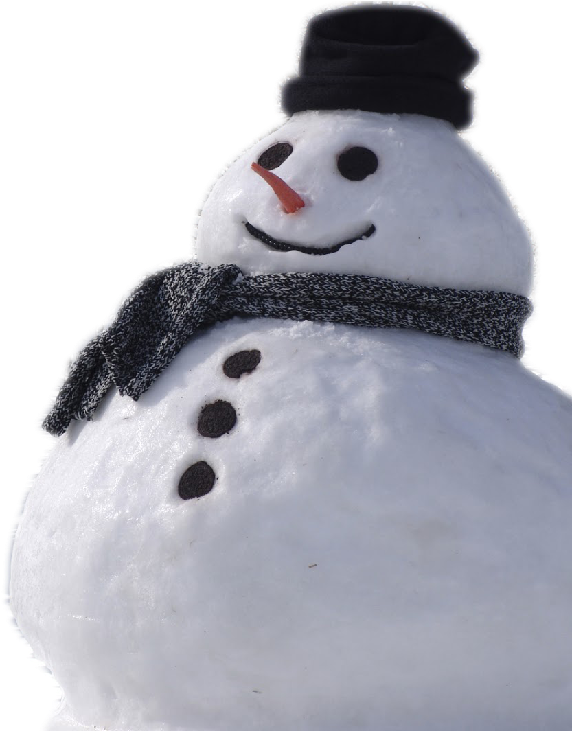 Real Snowman Png - Fun Things To Do In The Snwo (1600x1064), Png Download