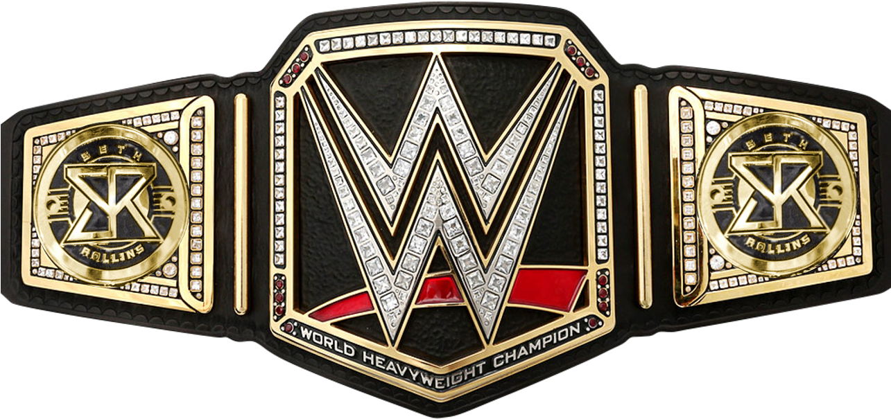 Seth Rollins Wwe World Championship Sideplates By Nibble - Grim Toy Show Champions (1284x611), Png Download