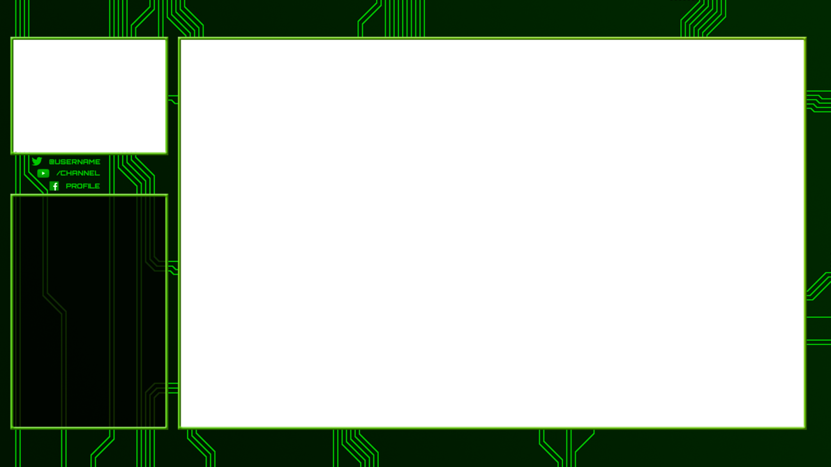Twitch Overlay Circuits - Twitch 16 10 Overlay - Free Transparent PNG