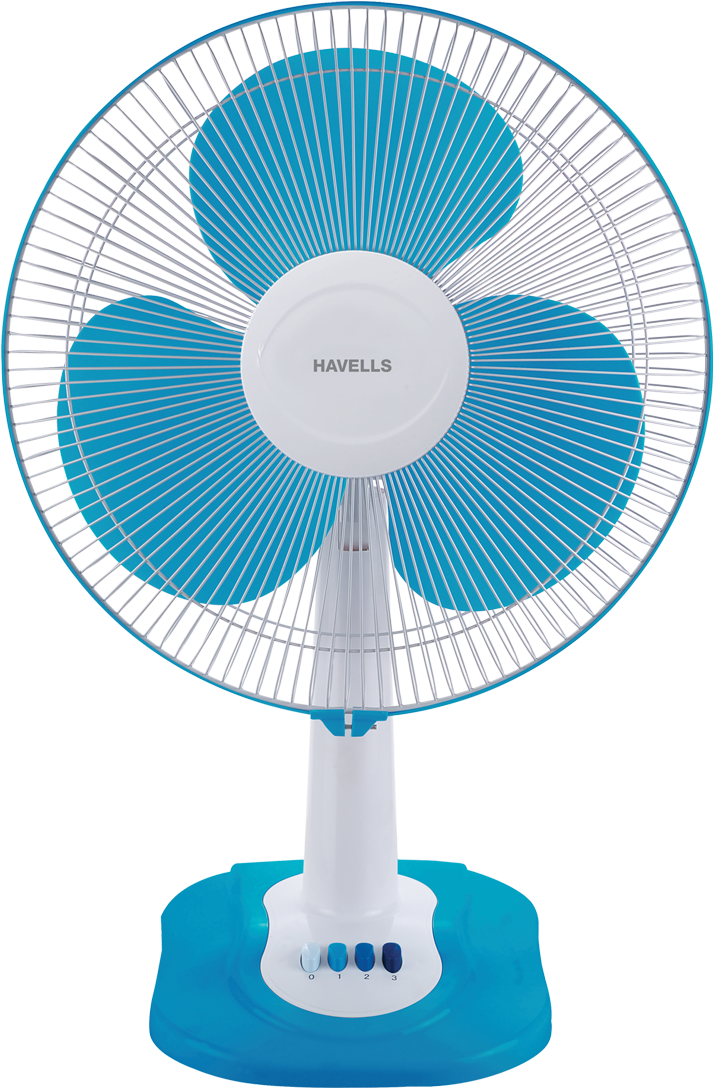 Swing Zx - Havells Swing Zx 400mm Table Fan (white (1200x1140), Png Download
