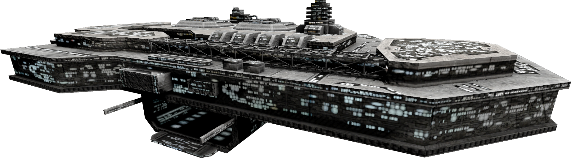 Futuristic Spaceship Png Png Free Download - Sci Fi Spaceship Transparent Background (1924x596), Png Download
