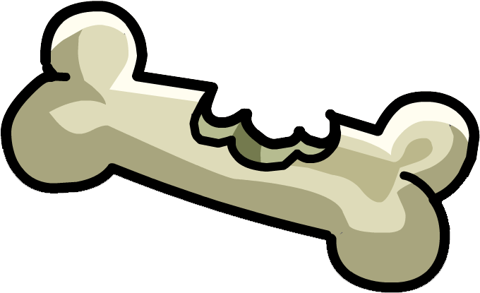 Chewed Bone - Png - Bone Png (699x425), Png Download