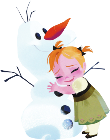 Elsa Is Olaf Hi, My Name Is Sir Didymus The Lionheart - Little Anna Frozen Png (500x517), Png Download
