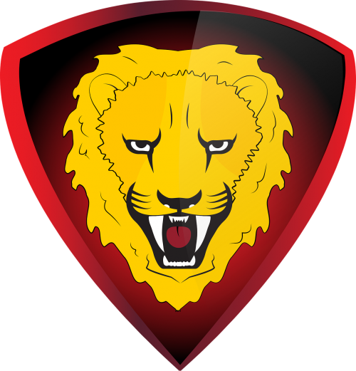 Watercolour - Escudo Leon Png (500x521), Png Download