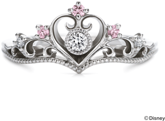 Pink Diamond Princess Tiara Ring - Pandora Disney Princess Tiaras (382x382), Png Download