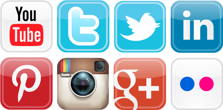 Social Media Icons Png Vector - Social Media Graphics Icons (1200x628), Png Download