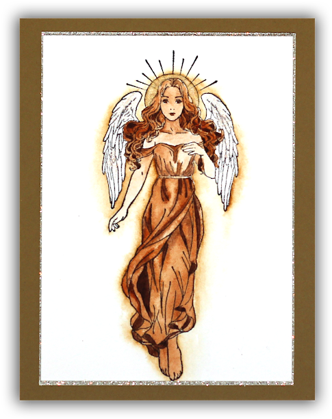 Christmas Angel By Understand Blue - Illustration (528x640), Png Download