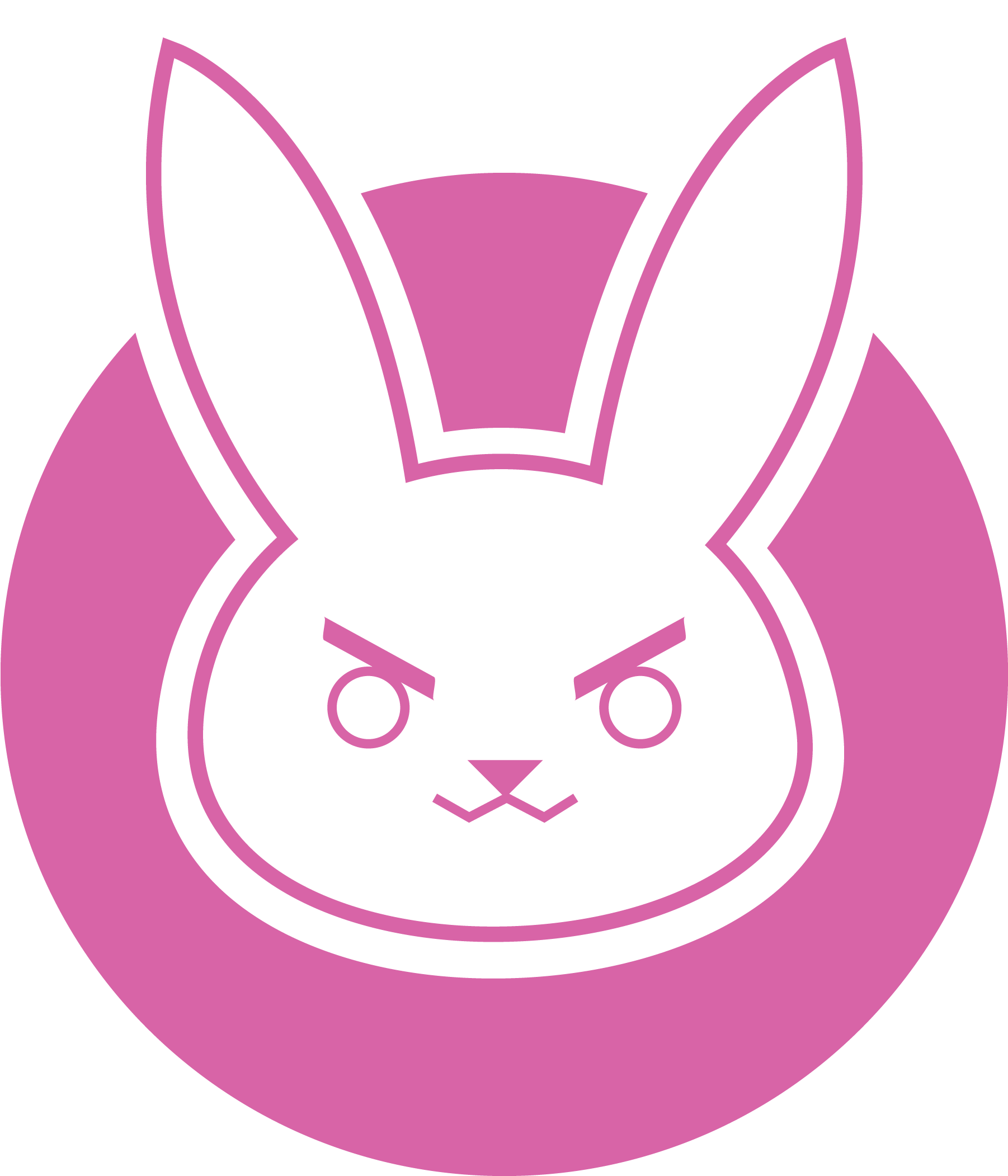 Va Ult Logo By Theriverblues - D Va Overwatch Logo (894x894), Png Download