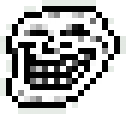 Troll Face - Minecraft Troll Face Transparent (443x400), Png Download