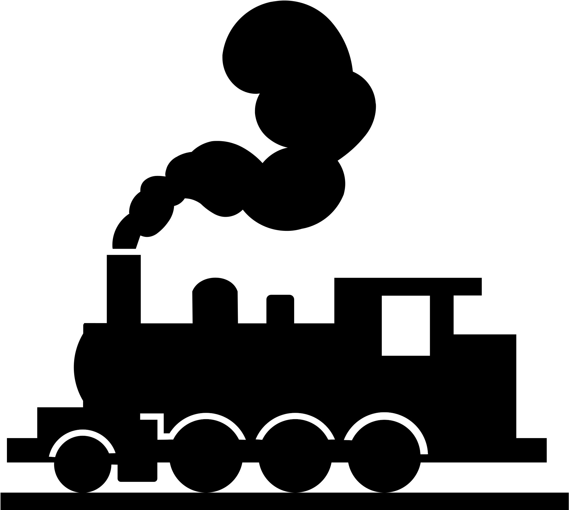 Unguarded Railway Crossing Sign (2000x1800), Png Download