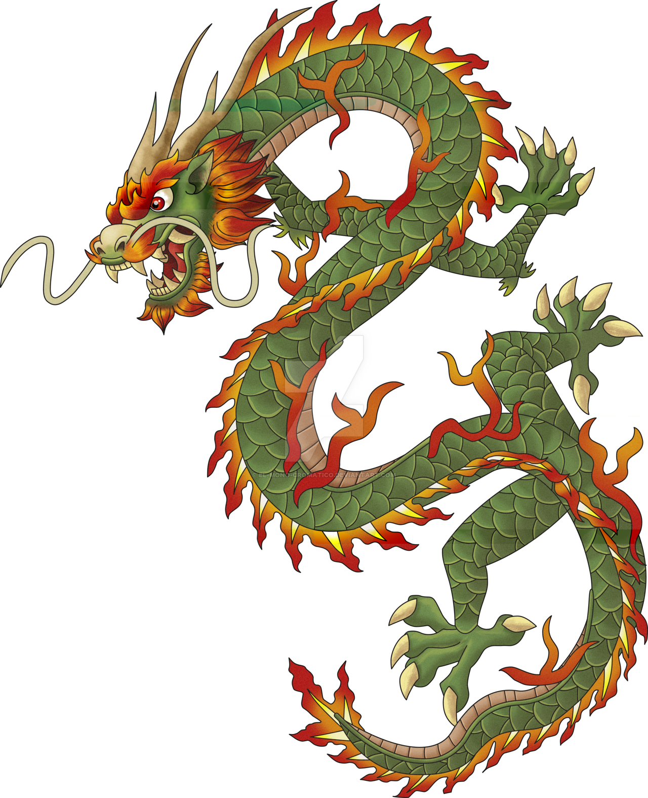 Chinese Dragon Png Clipart - Chinese Dragons Png (1280x1575), Png Download