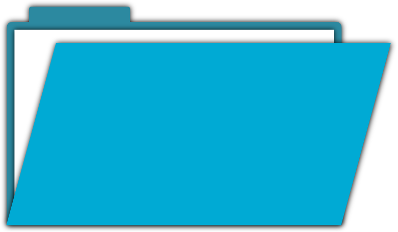 Blue Folder - Clipart Folder (600x350), Png Download