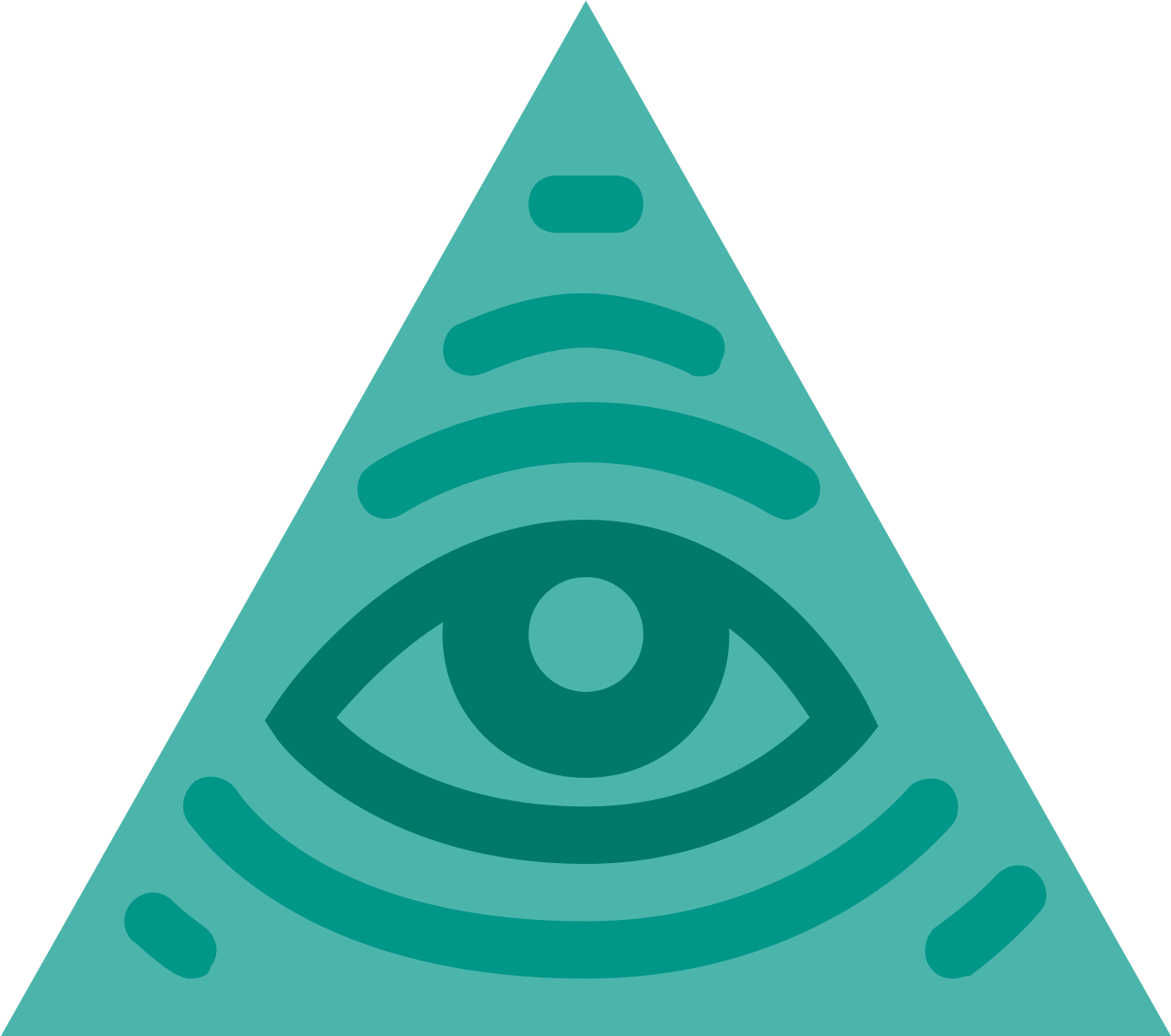 Illuminati Transparent Triangle Text - Illuminati Icon (1600x1600), Png Download