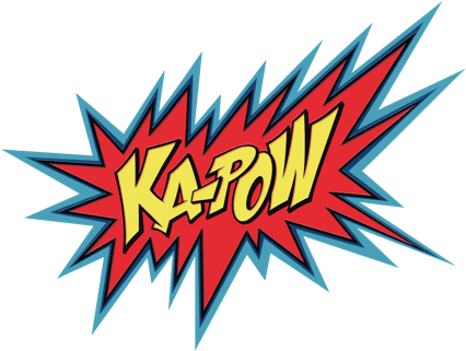 Pow Png Logo Clip Freeuse - Graphic Design (432x325), Png Download