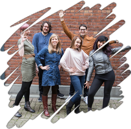 Homepage Scribble-people - Marketing (500x500), Png Download