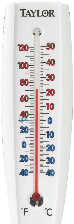 Taylor 5153 - Window Thermometer W/ White Plastic Back, (1280x768), Png Download