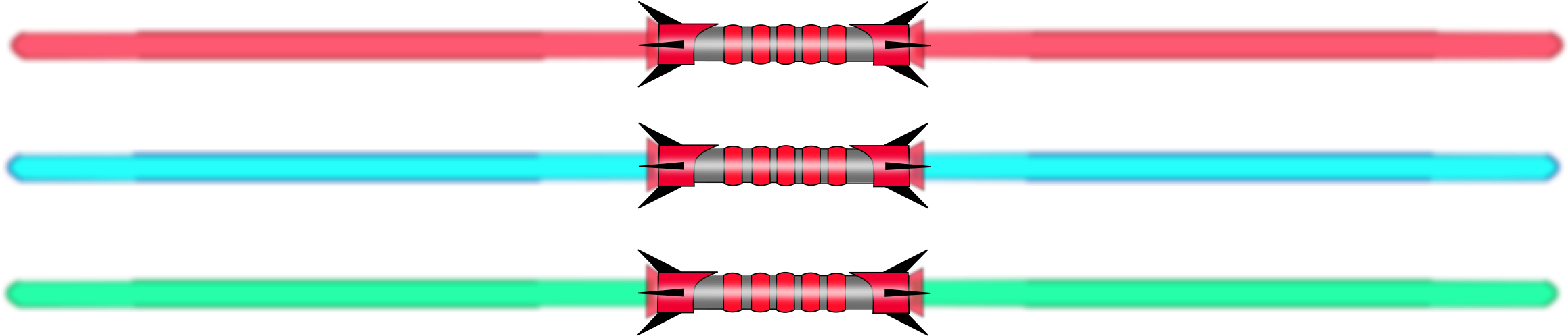 Lightsaber Clipart At Getdrawings - Portable Network Graphics (2400x515), Png Download