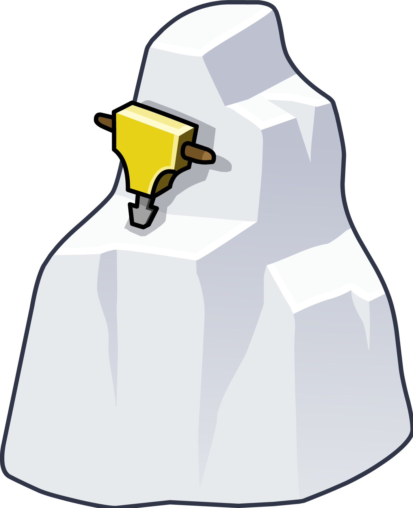 Snow Pile In Plaza - Wiki (1430x1760), Png Download