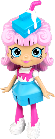 Shopkins Happy Places Season 3 Mia Milk - Milk (575x475), Png Download