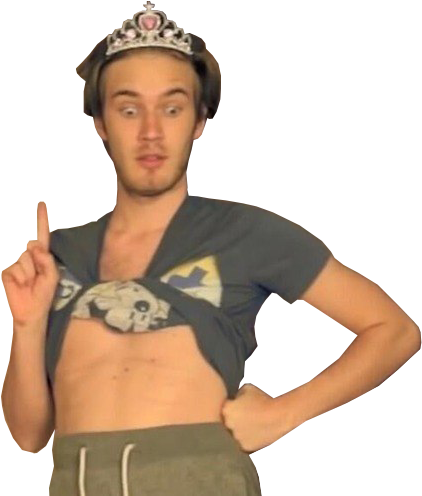 Pewdiepie, Fabulous, And Felix Image - Pewdiepie Full Body Png (500x498), Png Download