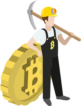 Only 20 Percent Of Total Bitcoins Remain To Be Mined - Miners Bitcoin (333x384), Png Download