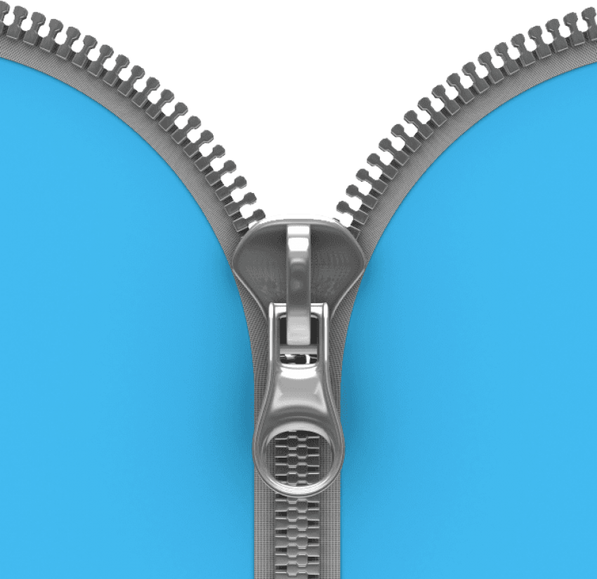 Free Png Zipper Png Images Transparent - Opening Zipper Png (850x825), Png Download